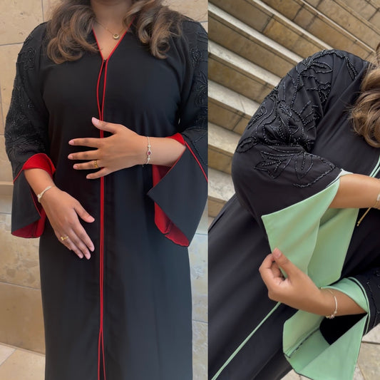 Bundel 2 Abaya's Rood & Groen