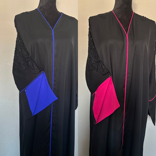 Bundel 2 Abaya's Roze & Blauw